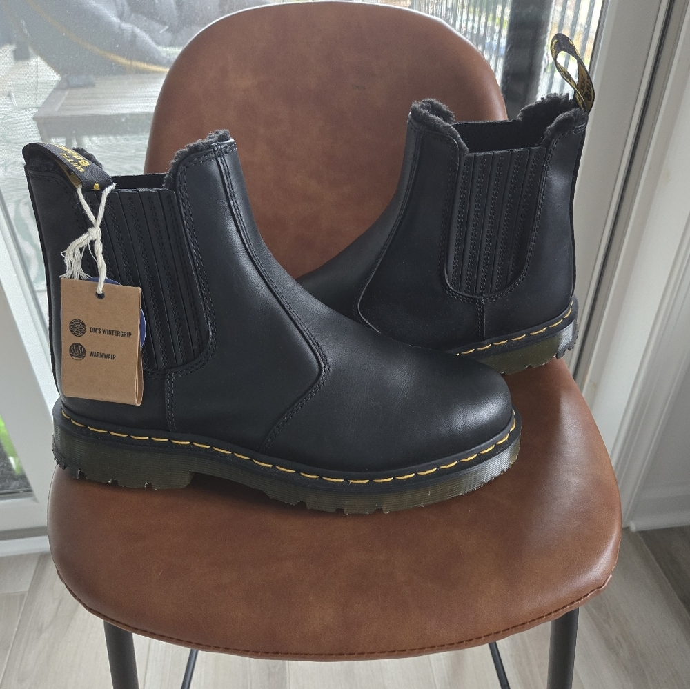 Dr. Martens Black Leather Boots